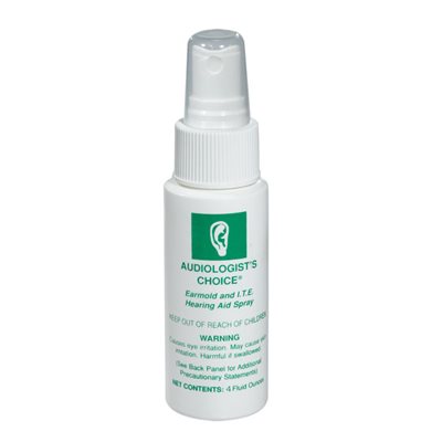 Audiologist's Choice® Hearing Aid & Earmold Cleaner (4 oz spray) Audiologist's Choice® Hearing Aid & Earmold Cleaner (4 oz spray)