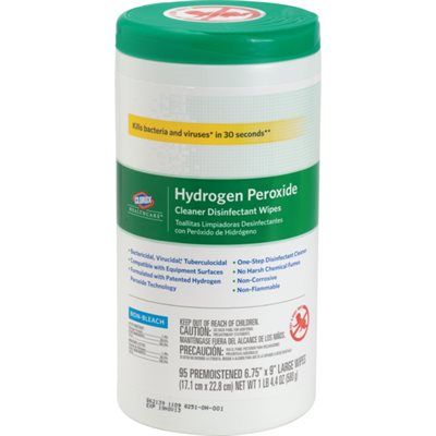 Clorox Healthcare Hydrogen Peroxide Disinfectant Wipes Clorox Healthcare Hydrogen Peroxide Disinfectant Wipes