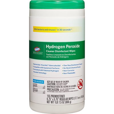 Clorox Healthcare Hydrogen Peroxide Disinfectant Wipes Clorox Healthcare Hydrogen Peroxide Disinfectant Wipes