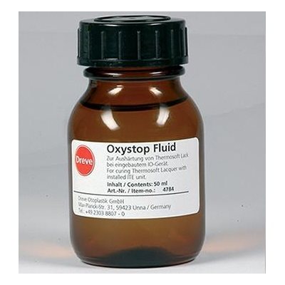 Dreve Oxystop Fluid for Thermosoft Lacquer, 50ml bottle with brush cap Dreve Oxystop Fluid for Thermosoft Lacquer, 50ml bottle with brush cap