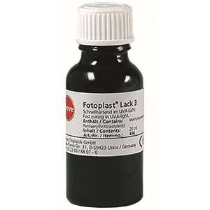 Dreve Fotoplast Lacquer 3, 20ml bottle with brush cap