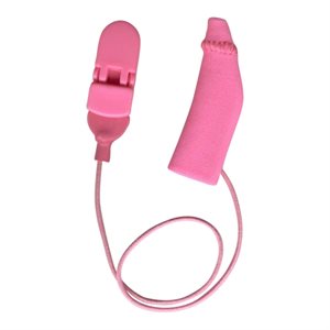 Ear Gear Original Monaural Corded ( Lipstick Pink)