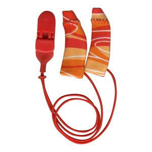 Ear Gear Original Binaural Corded (Red / Orange)
