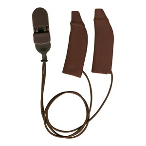 Ear Gear Original Binaural Corded (Chocolate Brown)