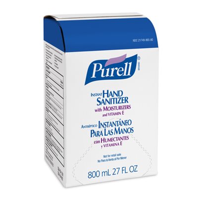 Purell Advanced Instant Hand Sanitizer Dispenser Refill (800ml refill for 9621) Purell Advanced Instant Hand Sanitizer Dispenser Refill (800ml refill for 9621)