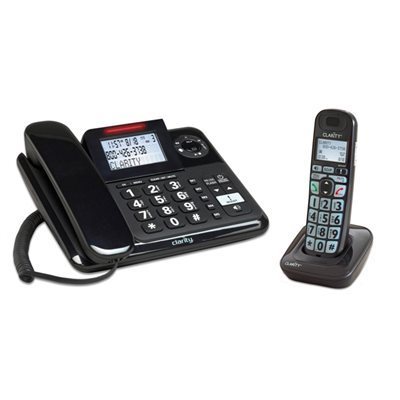 Clarity E814 Combo - Includes (1) E814 Corded & (1) 703HS Cordless Handset Clarity E814 Combo - Includes (1) E814 Corded & (1) 703HS Cordless Handset
