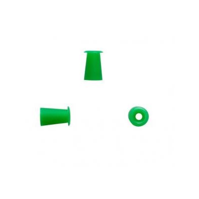 Sanibel ADI Series Single Use Umbrella-Shaped Eartips - Green, 7.5mm (100 / bag)