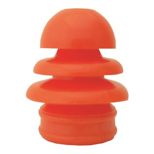 Grason Multi-Size Single Use Eartips - 10mm-14mm, Orange (100 / pk)