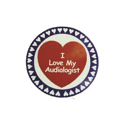"I Love My Audiologist" Stickers (100 / roll) "I Love My Audiologist" Stickers (100 / roll)