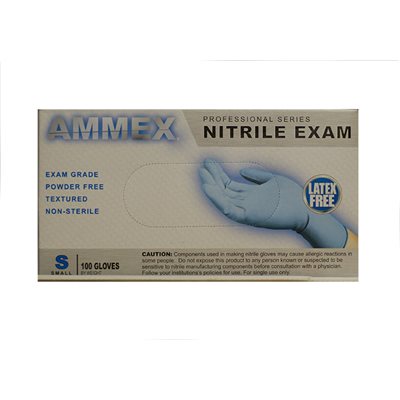 Exam Gloves-Nitrile, powder free (small) Exam Gloves-Nitrile, powder free (small)