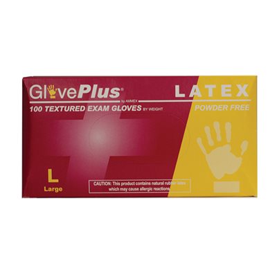 Exam Gloves-Latex, powder free (large) Exam Gloves-Latex, powder free (large)