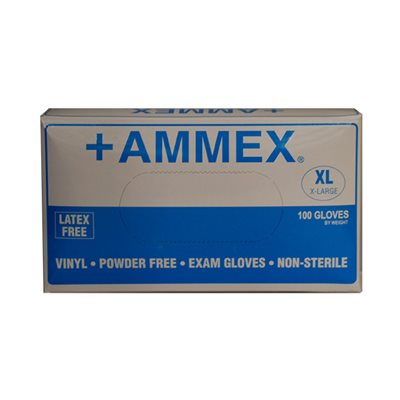 Exam Gloves-Vinyl, powder free (x large) Exam Gloves-Vinyl, powder free (x large)